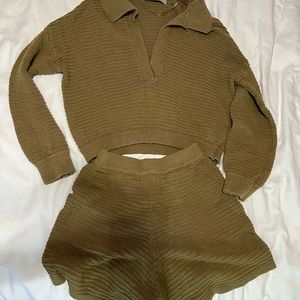 FP Beach Set - olive color - worn once - XS